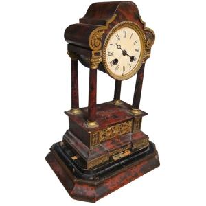 Pendule Boulle française en écaille  XIXeme 