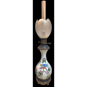 Théodore DECK paire de lampes à pétrole japonisantes XIXᵉ