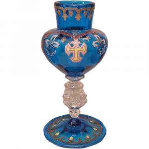 Enamelled Vase Chalice Auguste Jean Sold By Emile Bourgeois Le Grand Dépôt In Paris