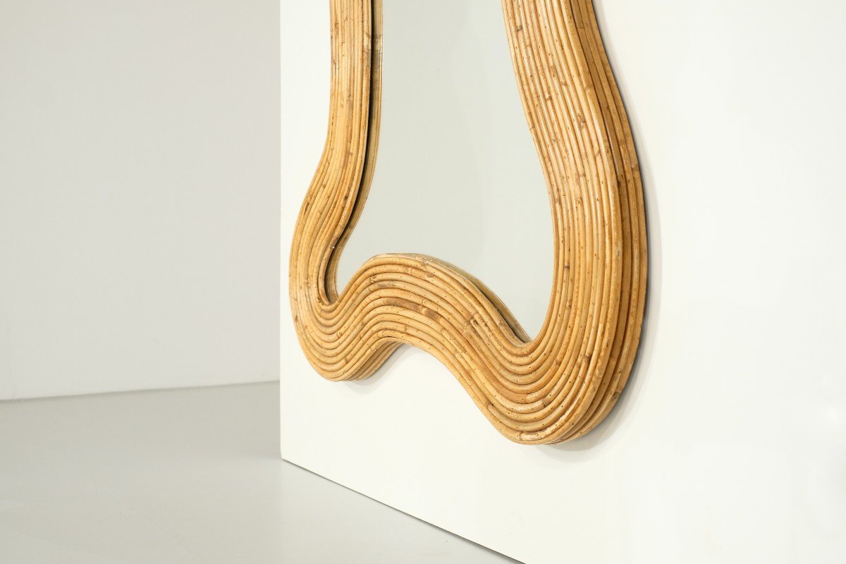 Bambou En Miroir Grand Format, Italie Contemporain.-photo-4