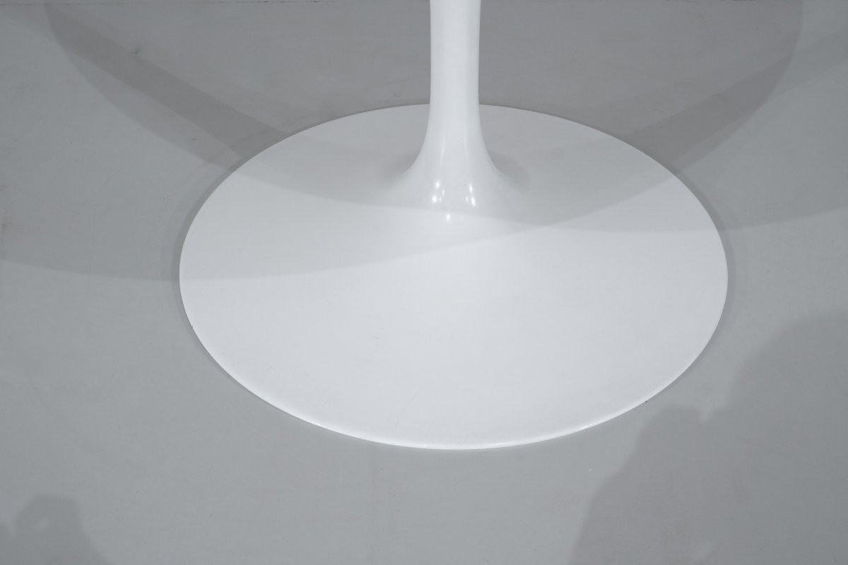 Table "Tulip" en marbre par Eero Saarinen pour Knoll International, USA 1958.-photo-7