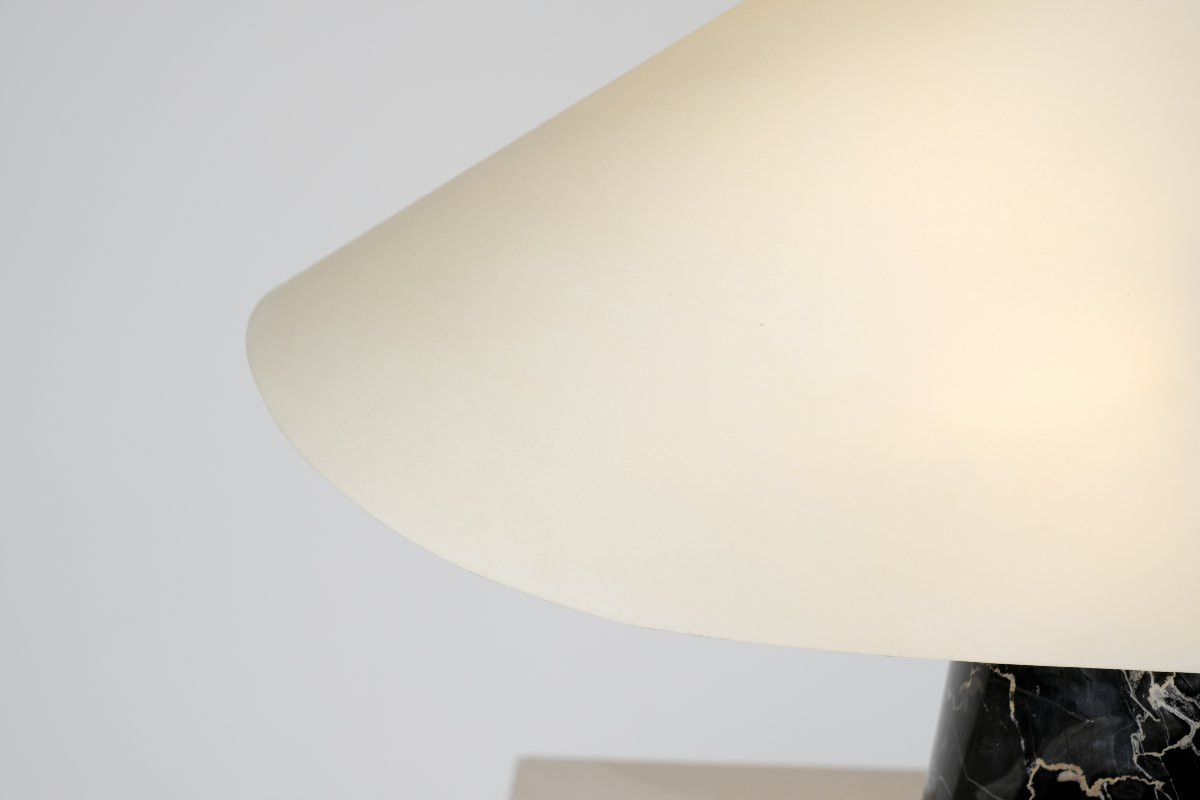 Lampe de table en marbre pour Stilnovo, Italie, années 1970s.-photo-3