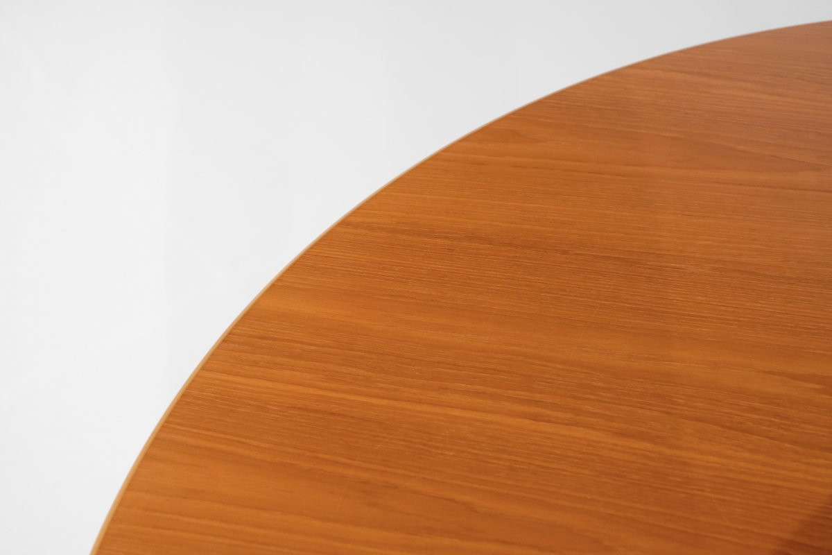 Wooden "tulip" Table By Eero Saarinen For Knoll Studio, Usa 1958.-photo-1