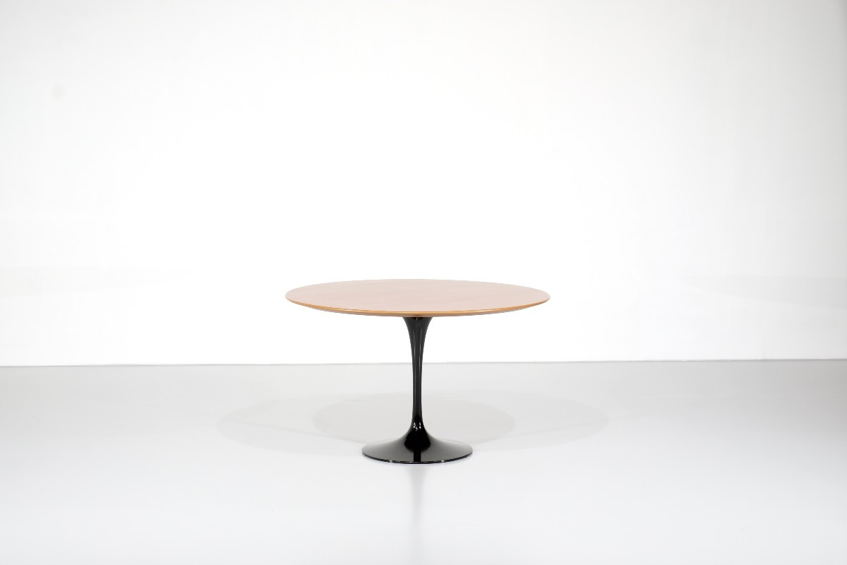 Wooden "tulip" Table By Eero Saarinen For Knoll Studio, Usa 1958.