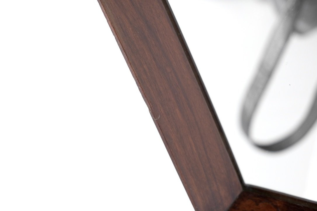 Vintage Wooden Mirror, Italy, 1960s.-photo-3