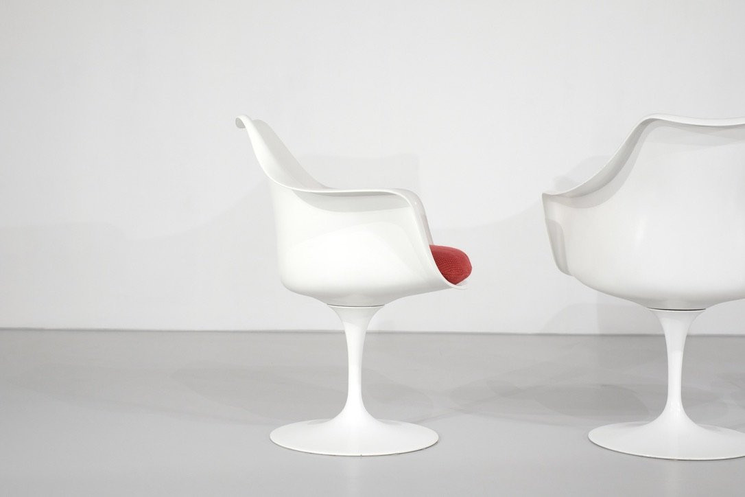 Ensemble de fauteuils modèle " Tulip " par Eero Saarinen pour Knoll, États-Unis, 1957.-photo-4