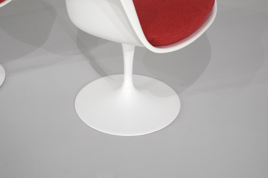 Ensemble de fauteuils modèle " Tulip " par Eero Saarinen pour Knoll, États-Unis, 1957.-photo-1