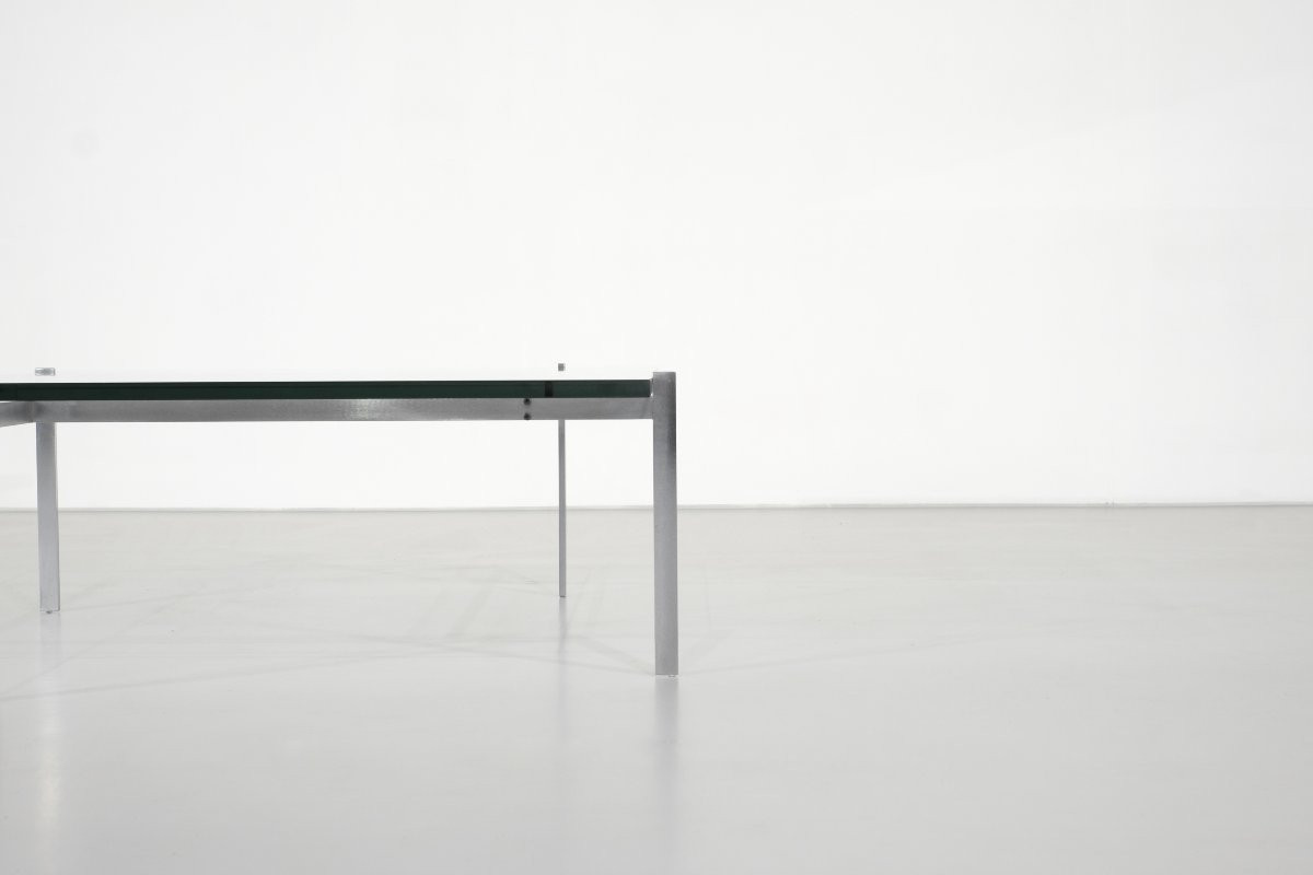 Table basse " PK61 " par Poul Kjaerholm pour Fritz Hansen. Danemark, 1956.-photo-4