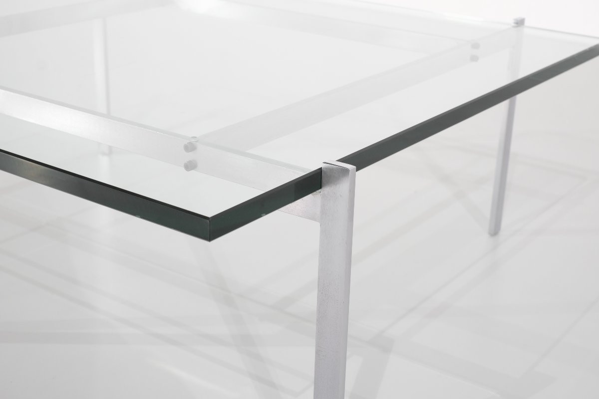 Table basse " PK61 " par Poul Kjaerholm pour Fritz Hansen. Danemark, 1956.-photo-1