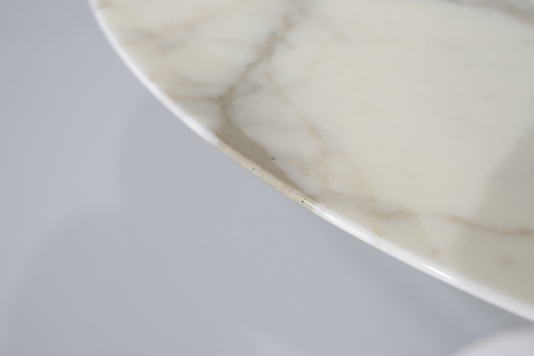 Tulip Marble Dining Table By Eero Saarinen For Knoll International.-photo-3