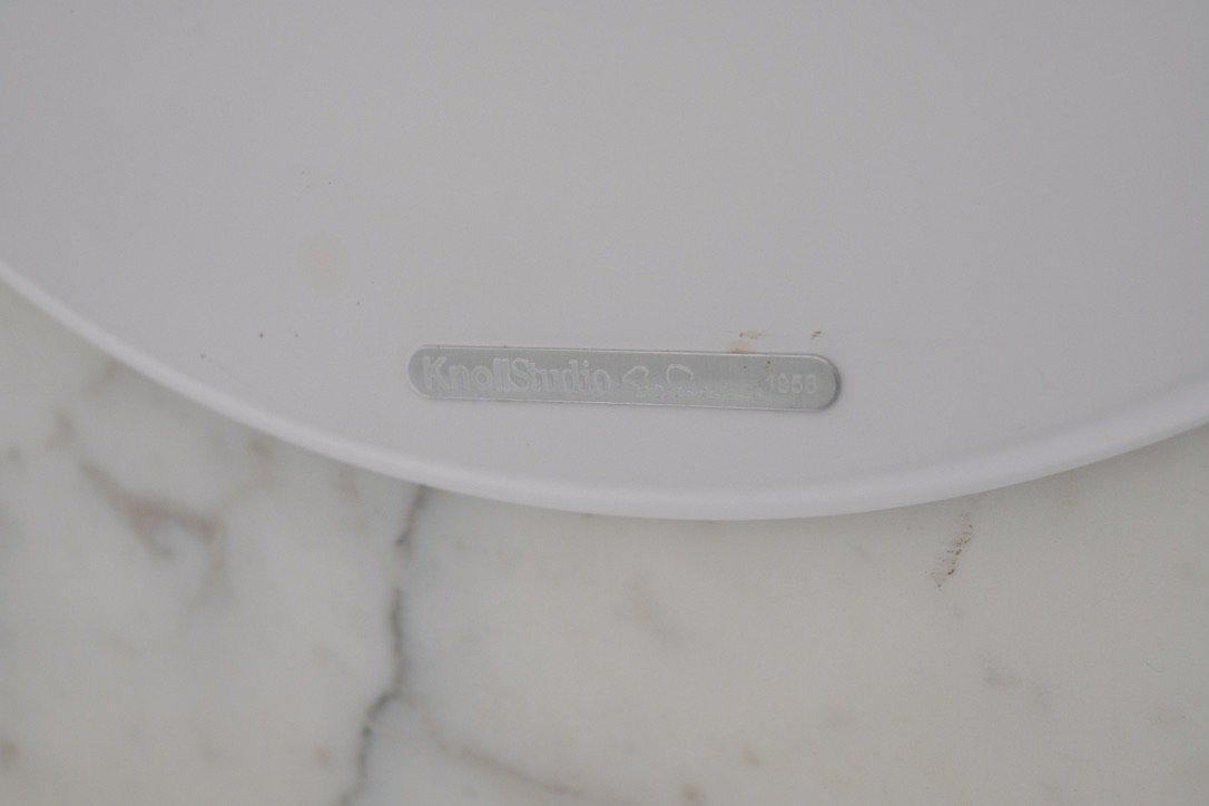 Tulip Marble Dining Table By Eero Saarinen For Knoll International.-photo-8