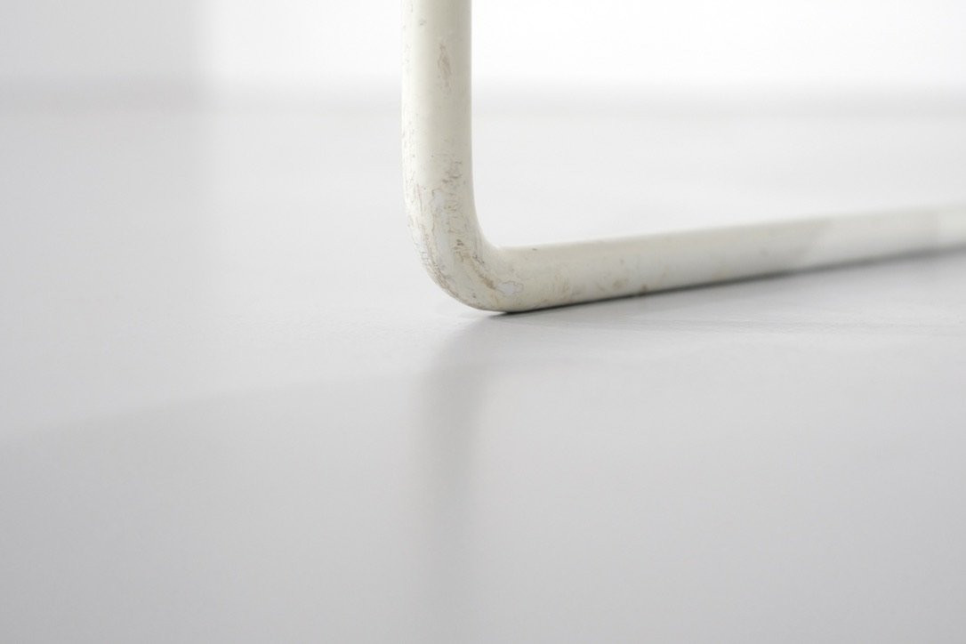 Banc " 400  " en bois blanc par Harry Bertoia pour Knoll International.-photo-6