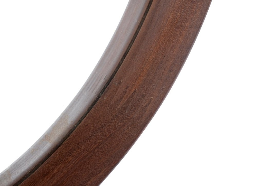 Vintage Wooden Mirror, Italy, 1960s.-photo-2