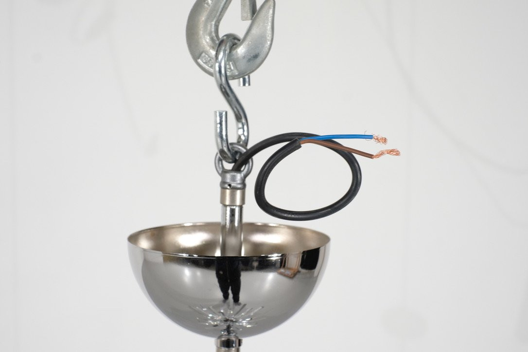 Suspension Sputnik en verre de Murano, Italie.-photo-8