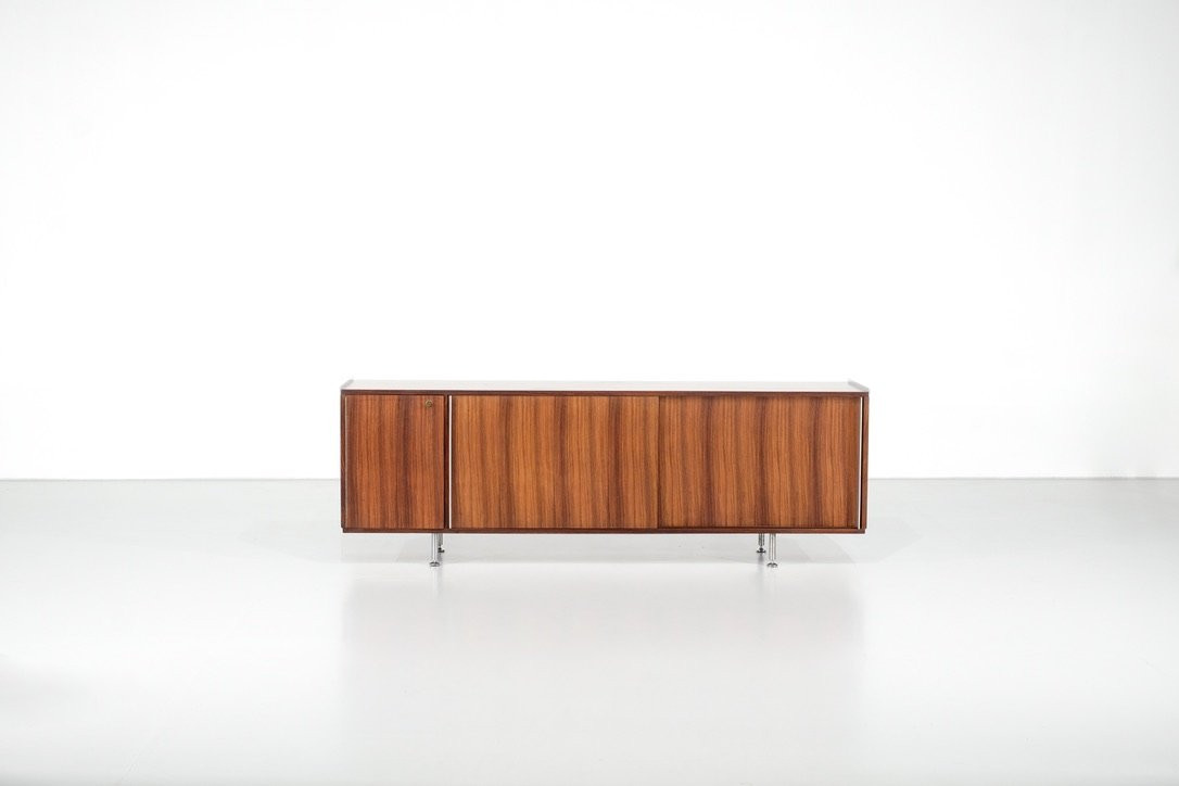 Wooden Sideboard By Alberto Rosselli For Artflex, Italy, 1960s.-photo-2