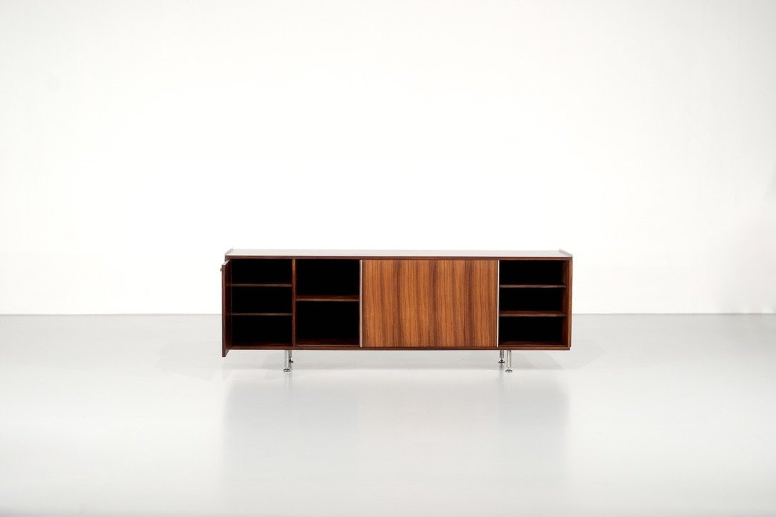 Wooden Sideboard By Alberto Rosselli For Artflex, Italy, 1960s.-photo-3