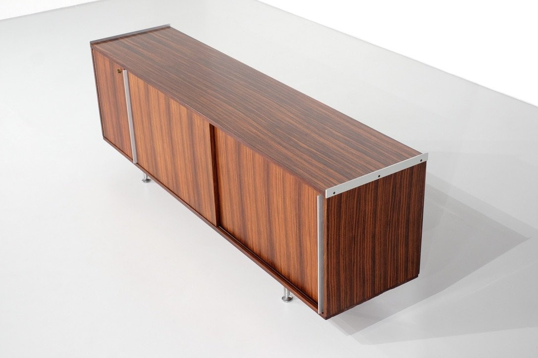 Wooden Sideboard By Alberto Rosselli For Artflex, Italy, 1960s.-photo-4