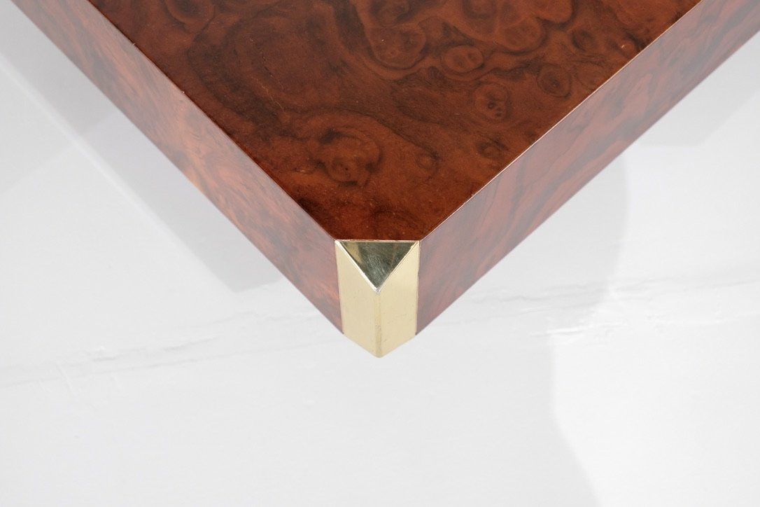 Coffee Table Alveo Attributed To Willy Rizzo For Mario Sabot, Italy 1970s-photo-2