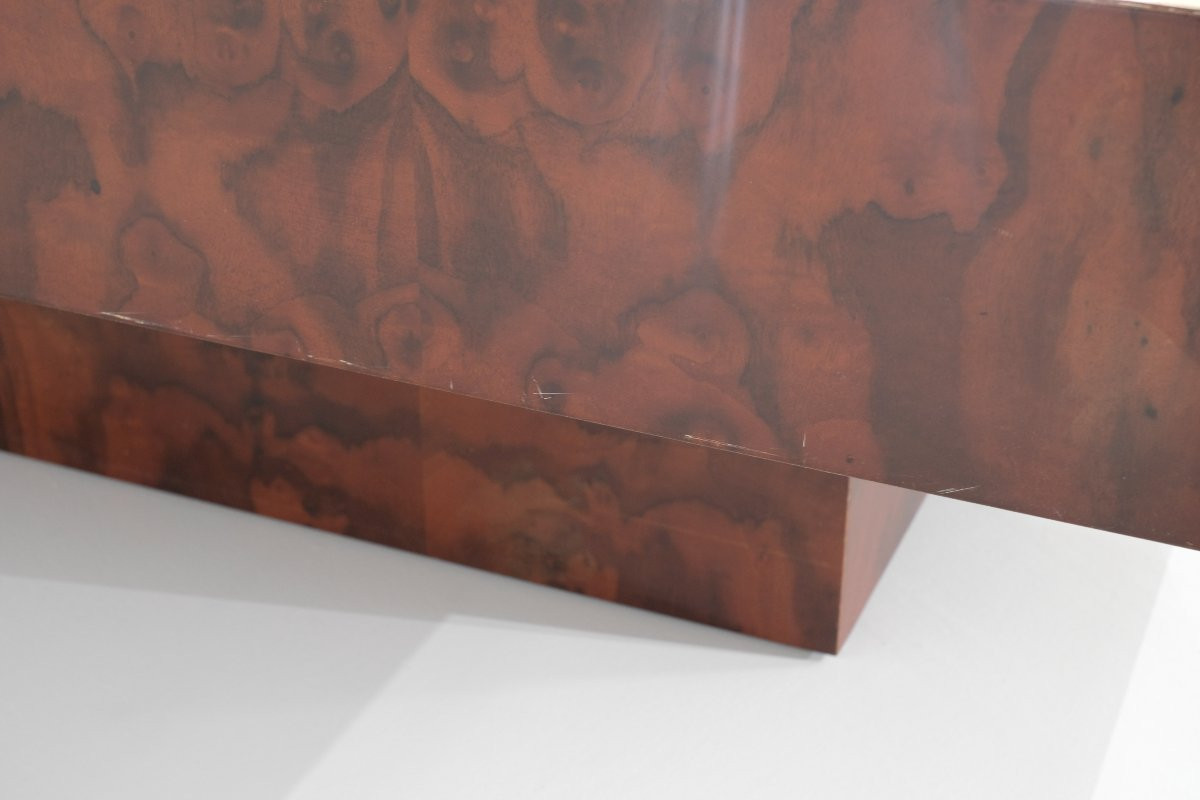 Coffee Table Alveo Attributed To Willy Rizzo For Mario Sabot, Italy 1970s-photo-7