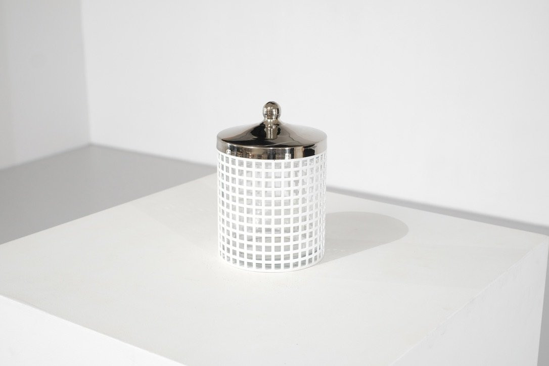 Sucrier de Josef Hoffmann pour Bieffeplast, Italie, années 1980s.-photo-3