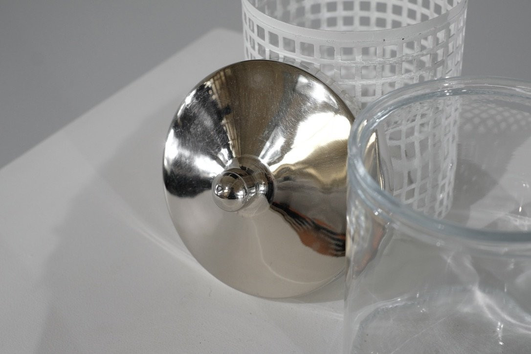Sucrier de Josef Hoffmann pour Bieffeplast, Italie, années 1980s.-photo-1