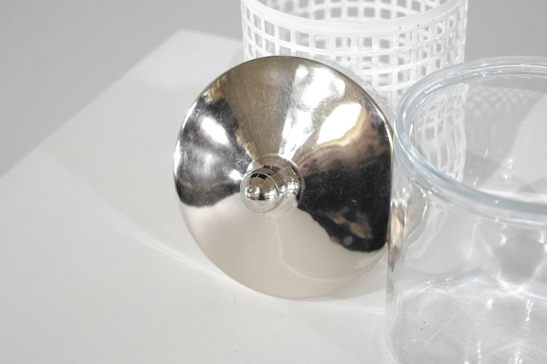 Sucrier de Josef Hoffmann pour Bieffeplast, Italie, années 1980s.-photo-2
