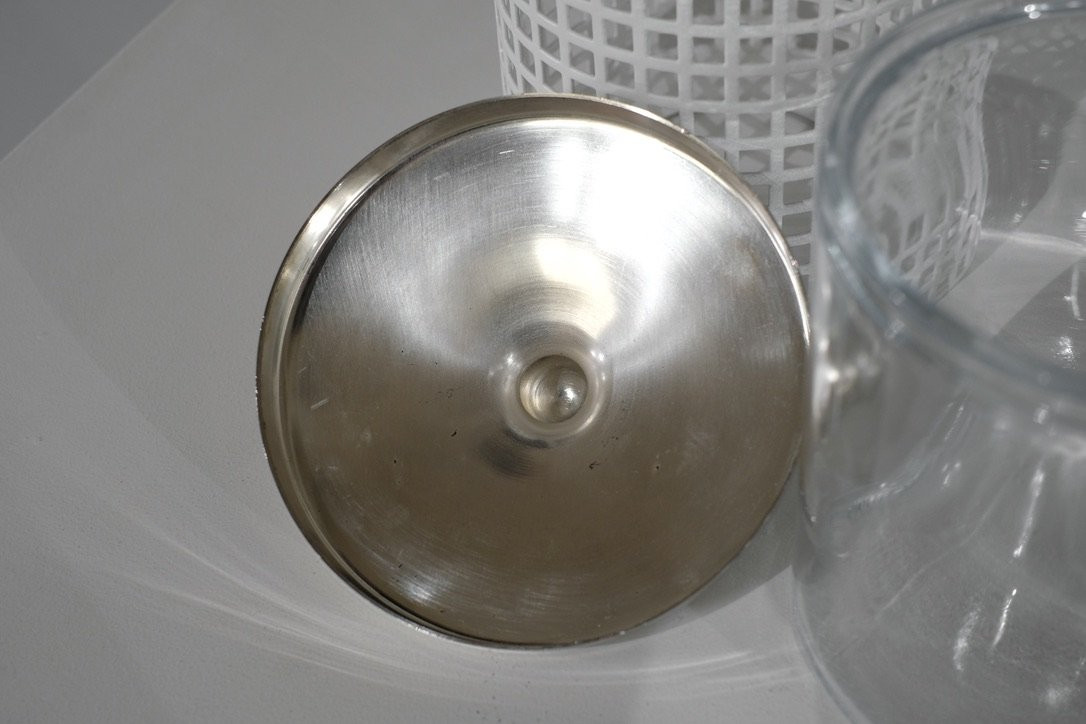 Sucrier de Josef Hoffmann pour Bieffeplast, Italie, années 1980s.-photo-5
