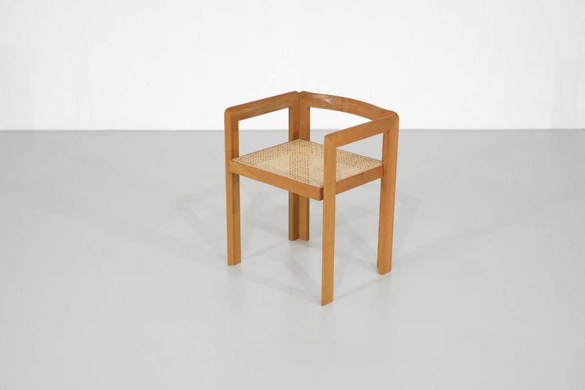 Bureau et fauteuil " Samara " par Derk Jan De Vries pour Maisa, Belgique, 1977.-photo-3