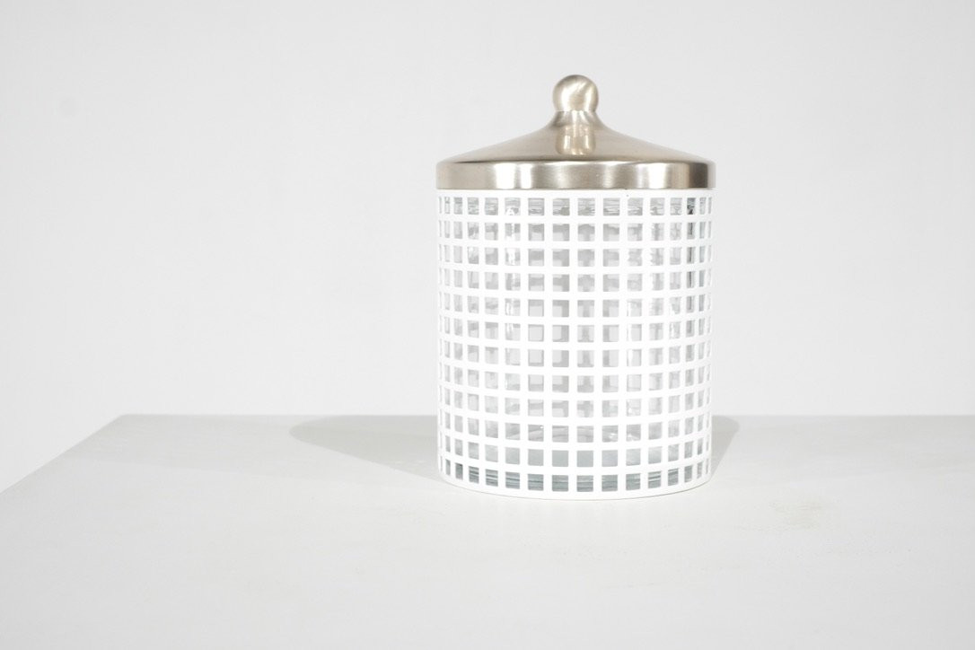 Sucrier De Josef Hoffmann Pour Bieffeplast, Italie, Années 1980s-photo-4