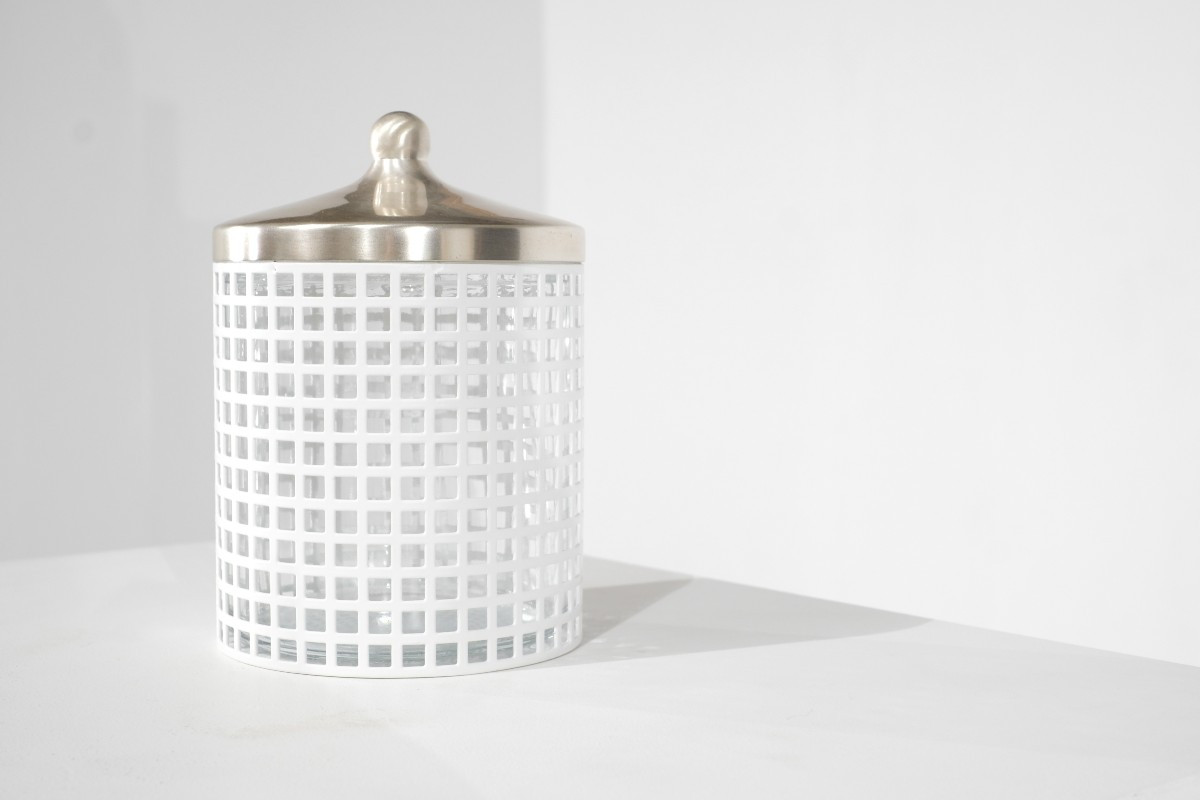 Sucrier De Josef Hoffmann Pour Bieffeplast, Italie, Années 1980s