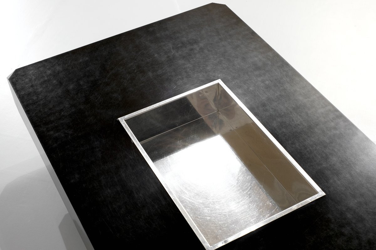 Alveo Coffee Table, Attributed To Willy Rizzo For Mario Sabot, 1970s-photo-5