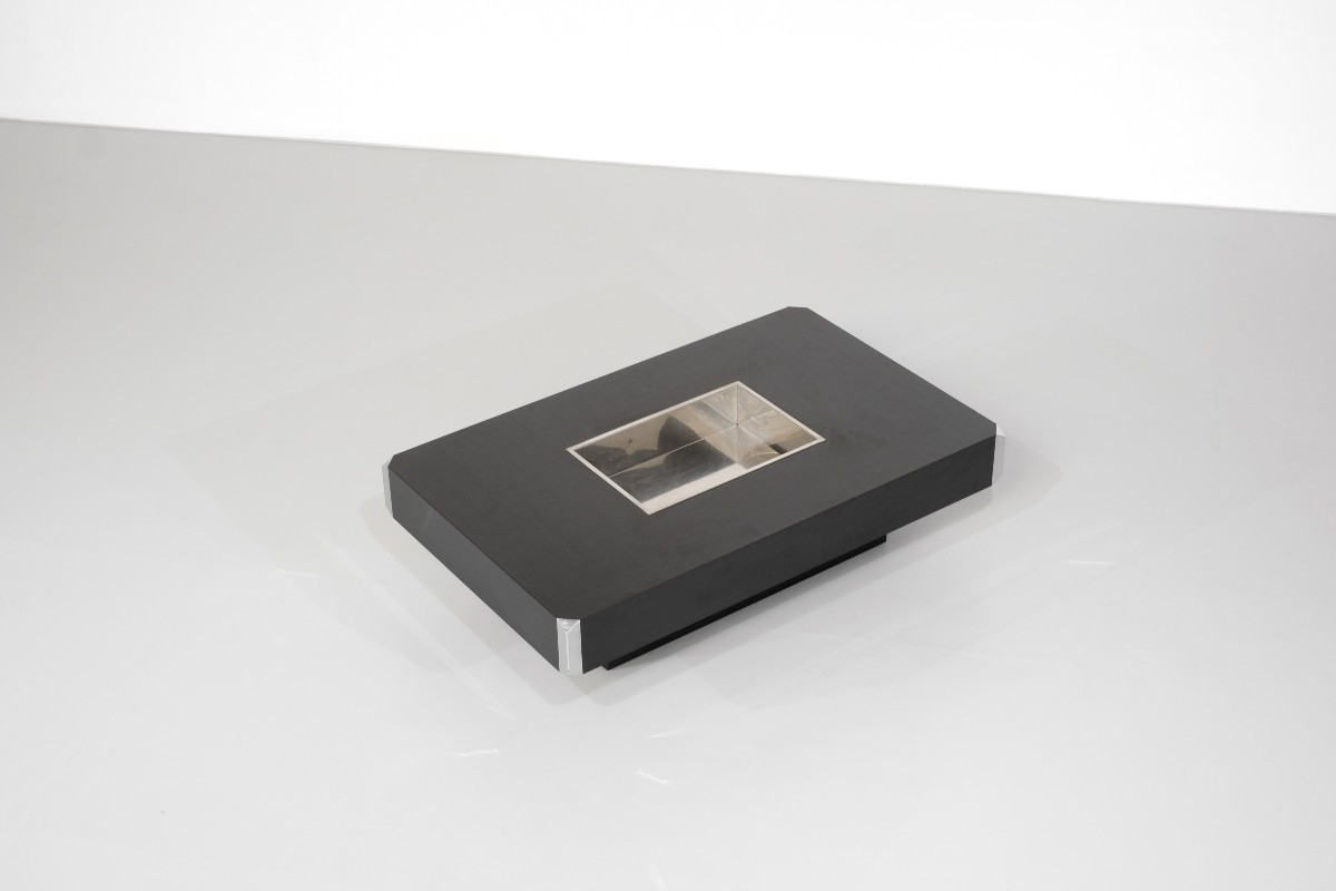 Alveo Coffee Table, Attributed To Willy Rizzo For Mario Sabot, 1970s