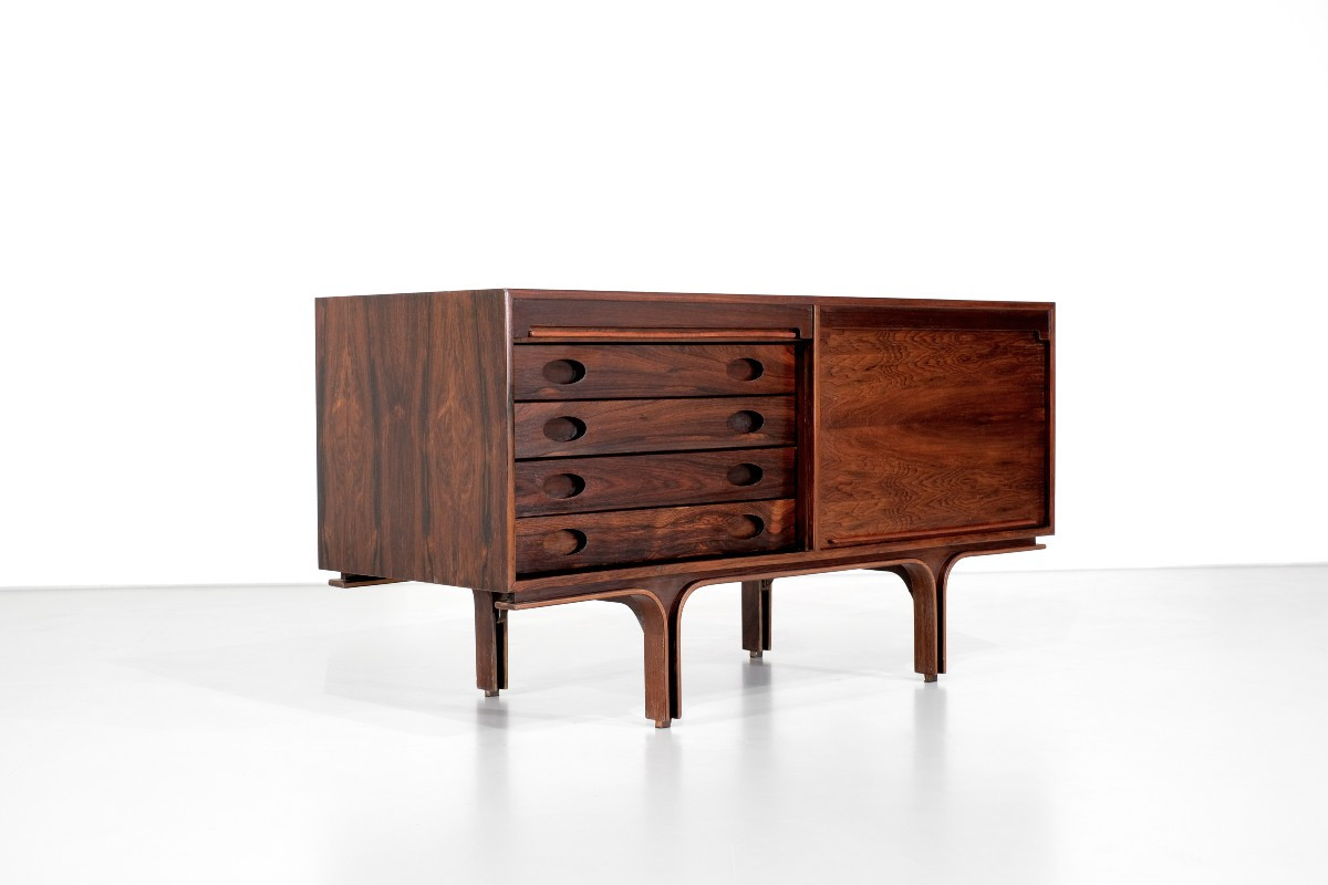 Enfilade conçu par Gianfranco Frattini pour Bernini, Italie, années 1960s.