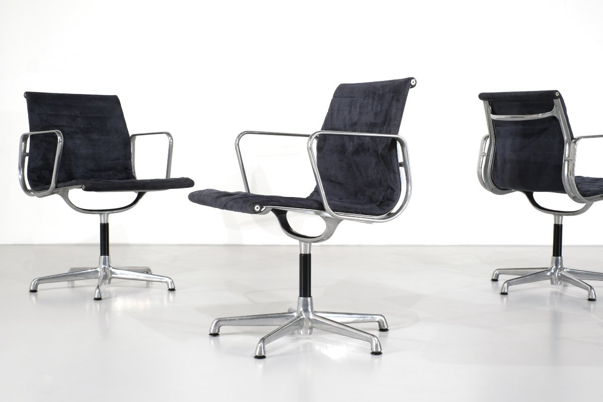 Ensemble de fauteuils " EA 103 " de Charles Ray Eames pour ICF USA, 1969-photo-2