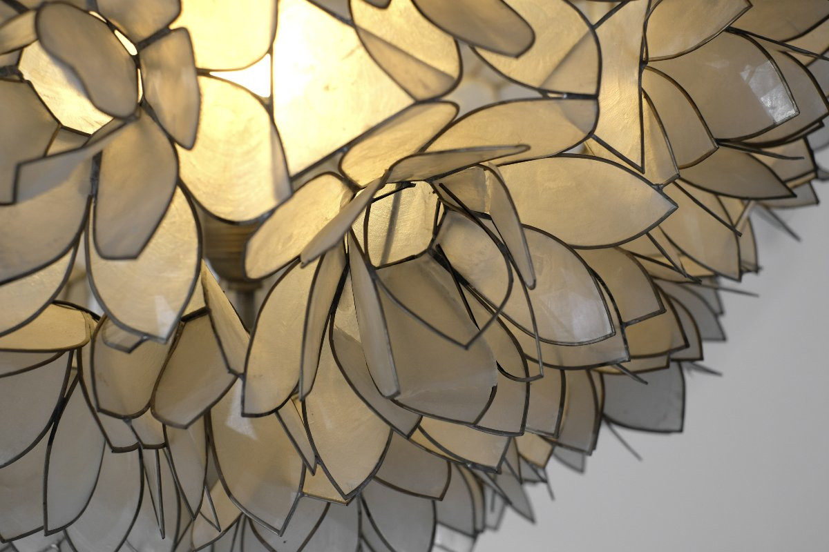 Mother-of-pearl Floor Lamp By Rausch, Germany, 1960s.-photo-5