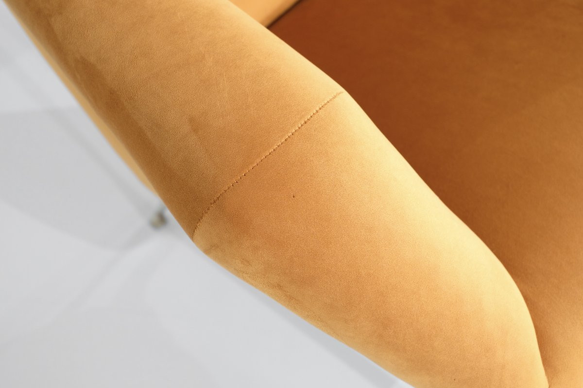 Paire de fauteuils en tissu, Italie, années 1960s.-photo-7