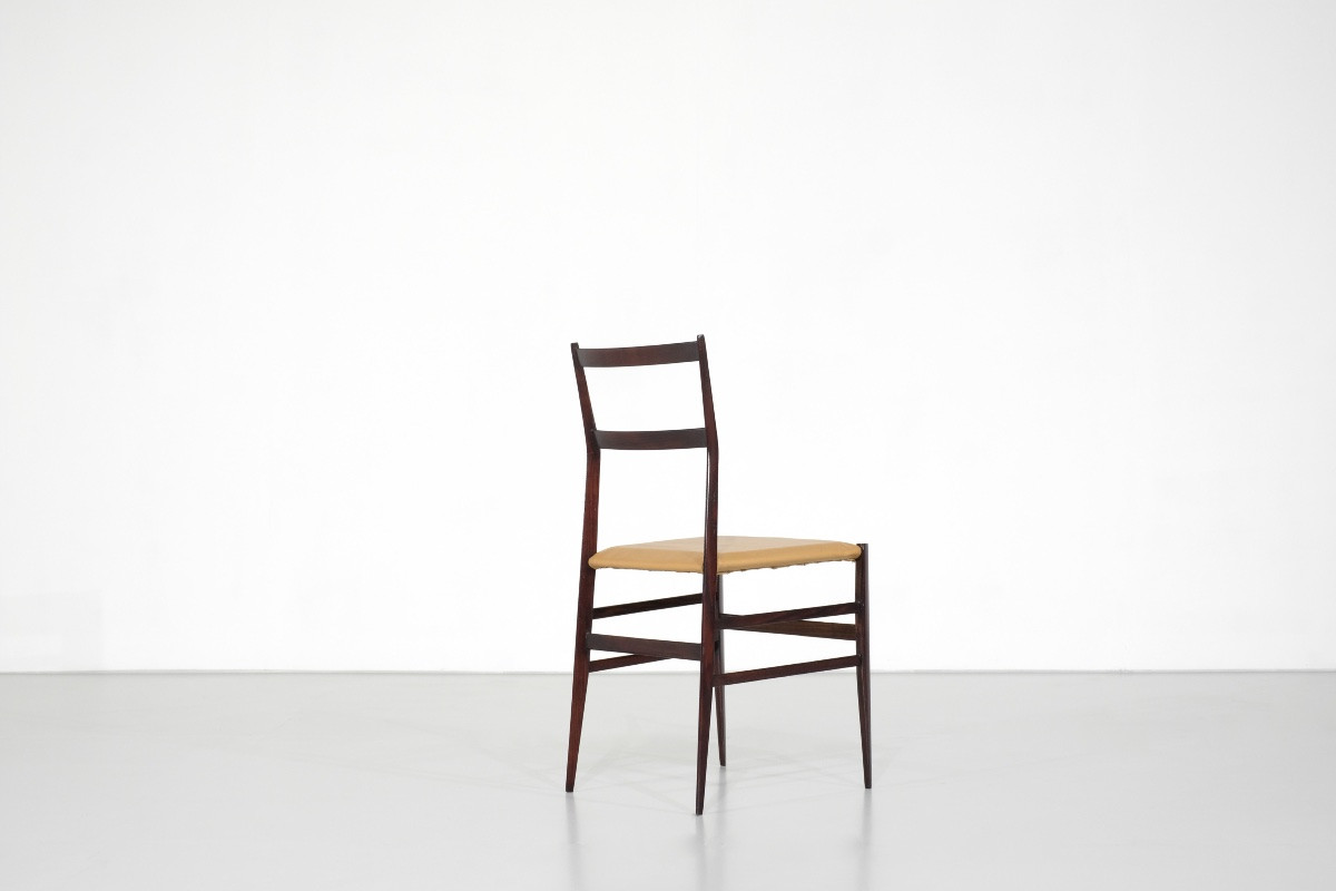 Chaise " Superleggera " en bois, créée par Gio Ponti pour Cassina, Italie, 1957.-photo-4