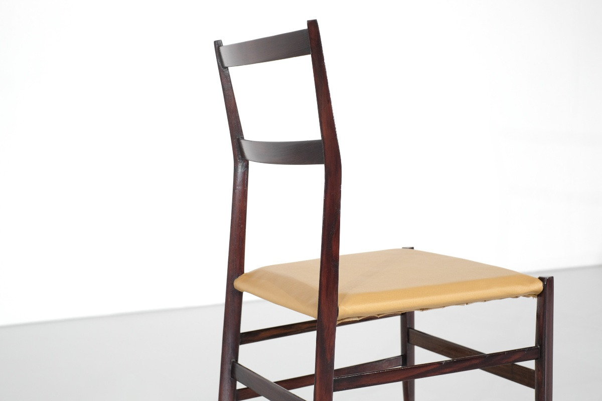 Chaise " Superleggera " en bois, créée par Gio Ponti pour Cassina, Italie, 1957.-photo-2