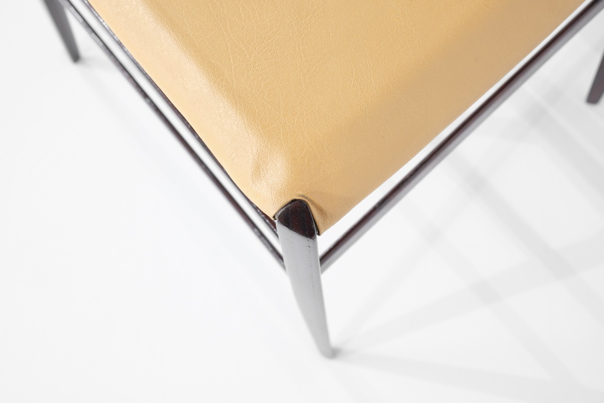Chaise " Superleggera " en bois, créée par Gio Ponti pour Cassina, Italie, 1957.-photo-5
