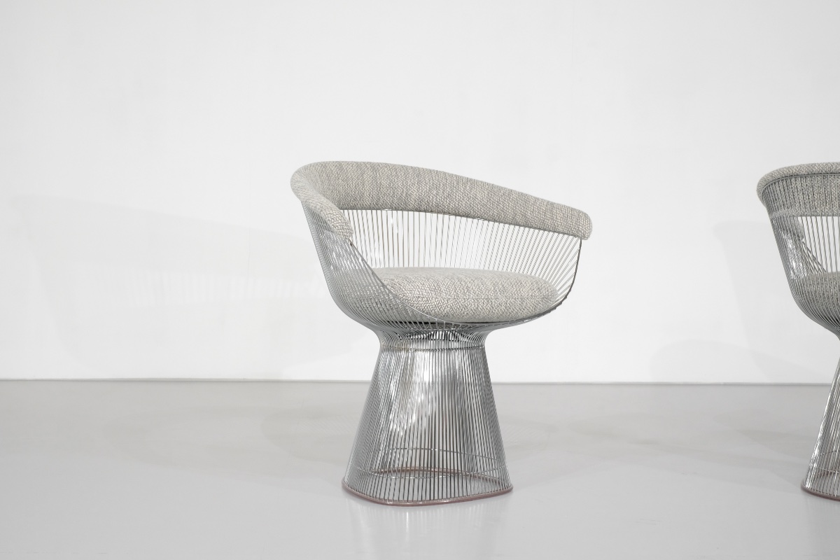 Fauteuil Platner, conçu par Warren Platner pour Knoll, États-Unis, 1966.-photo-2