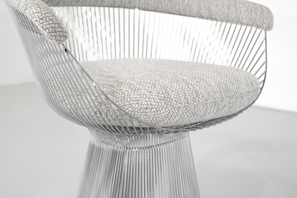 Fauteuil Platner, conçu par Warren Platner pour Knoll, États-Unis, 1966.-photo-5