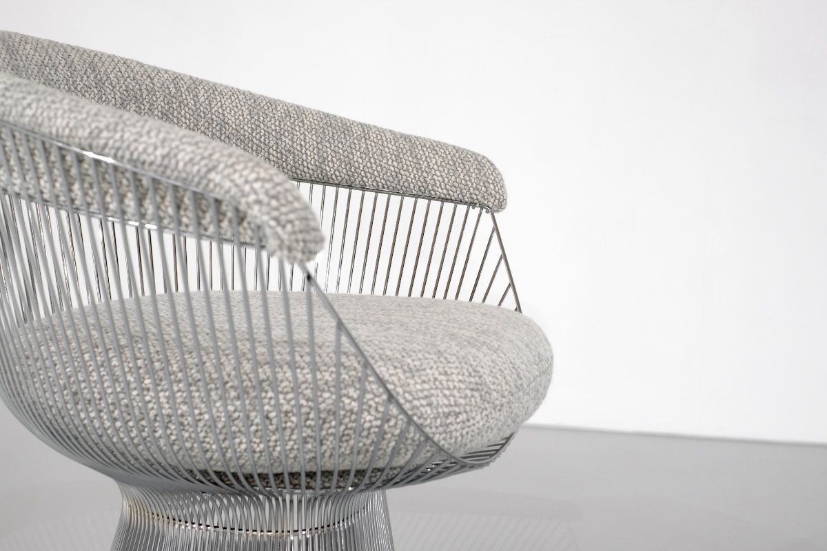 Fauteuil Platner, conçu par Warren Platner pour Knoll, États-Unis, 1966.-photo-6