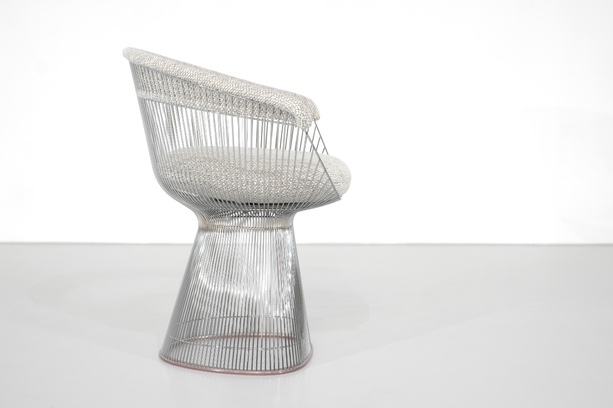 Fauteuil Platner, conçu par Warren Platner pour Knoll, États-Unis, 1966.