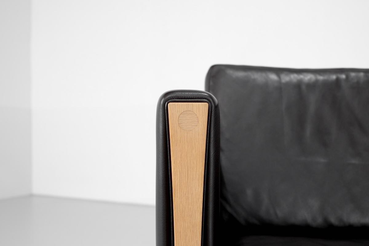 Ch163 Sofa By Hans J. Wegner For Carl Hansen & Son, Denmark, 1965-photo-2