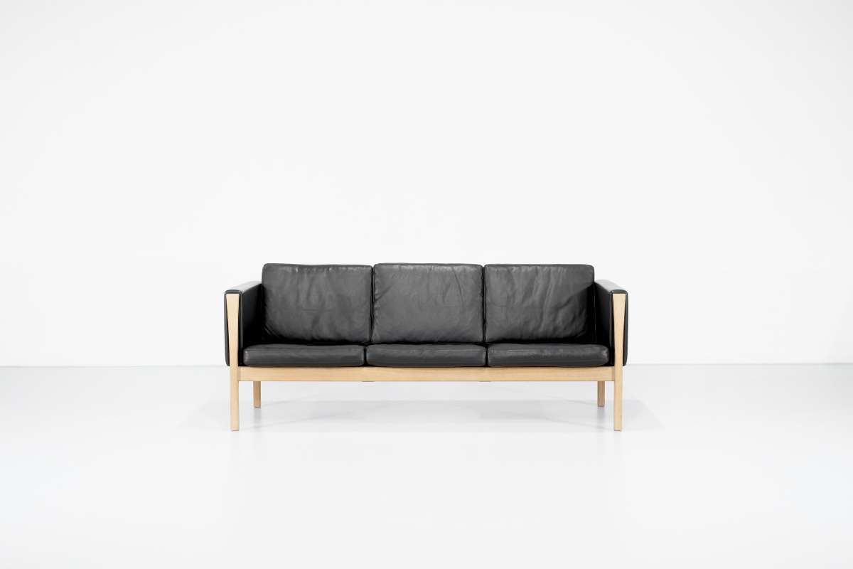 Ch163 Sofa By Hans J. Wegner For Carl Hansen & Son, Denmark, 1965-photo-3