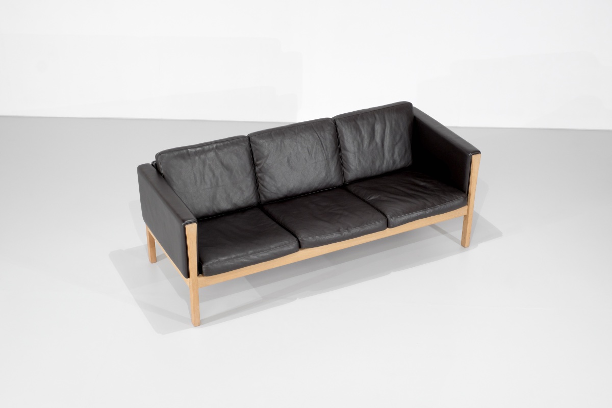 Ch163 Sofa By Hans J. Wegner For Carl Hansen & Son, Denmark, 1965-photo-4