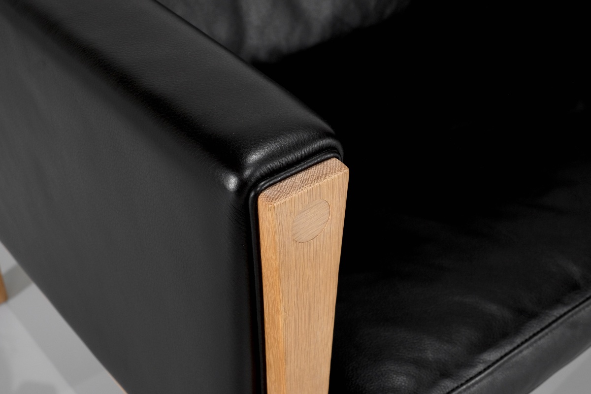 Ch163 Sofa By Hans J. Wegner For Carl Hansen & Son, Denmark, 1965-photo-3