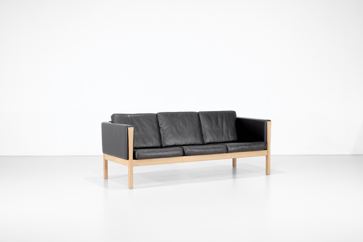 Ch163 Sofa By Hans J. Wegner For Carl Hansen & Son, Denmark, 1965