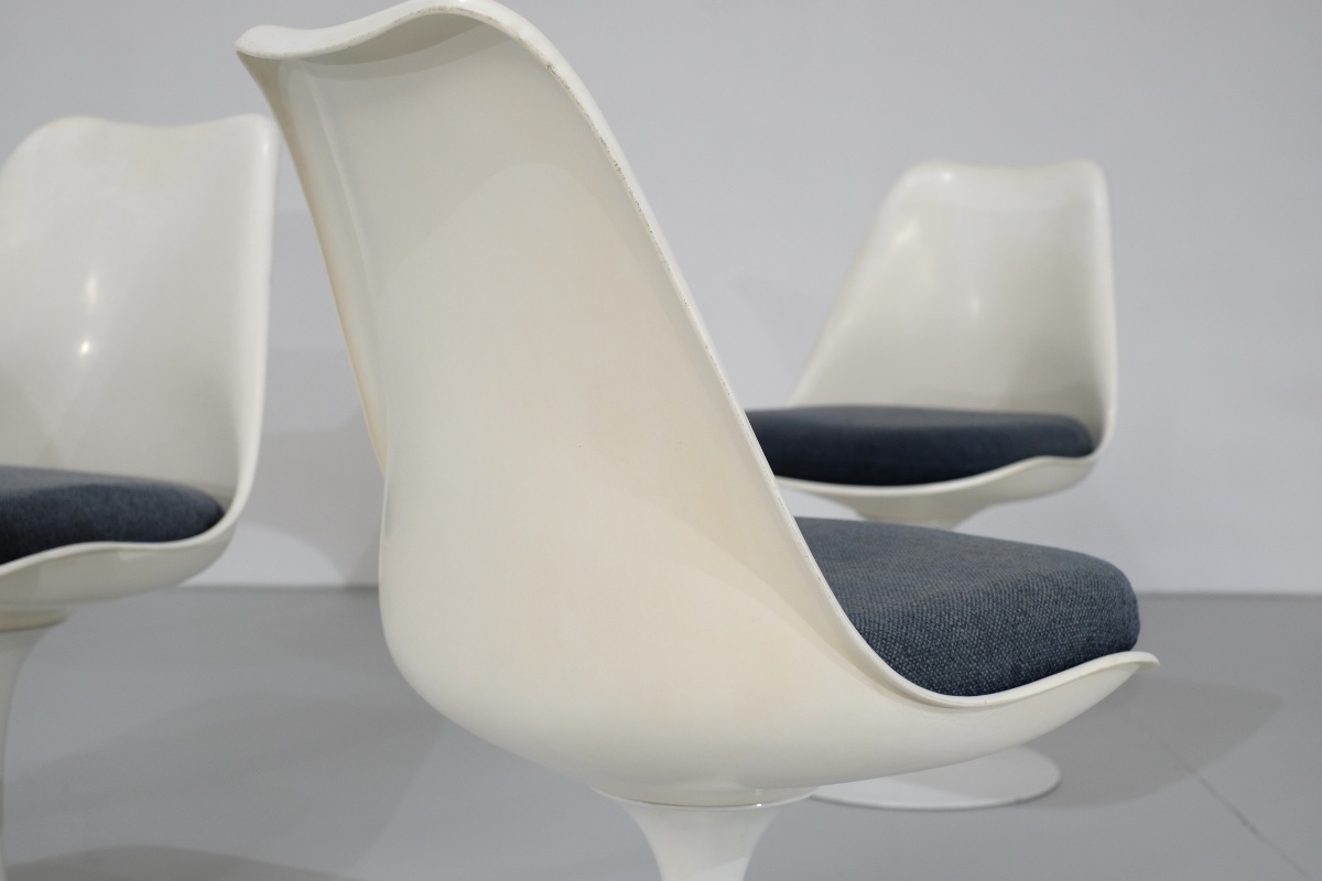Set Of "tulip" Chairs Designed By Eero Saarinen For Knoll International, Usa, 1957-photo-4
