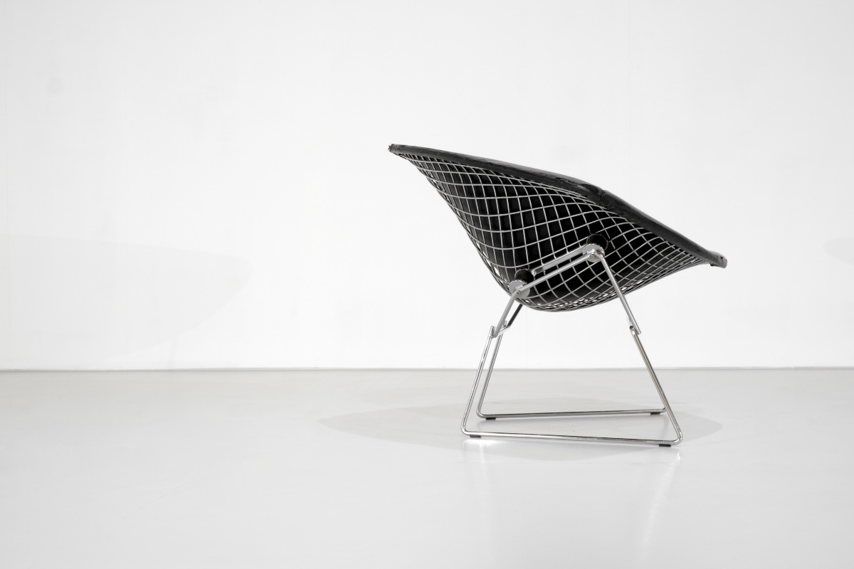 Chaise " Large Diamond " de Harry Bertoia pour Knoll, États-Unis 1952.-photo-3